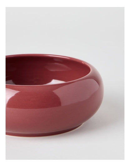 Bubble Cereal Bowl 20.5cm x 7cm in Burgundy