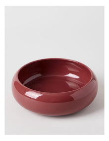 Bubble Pasta Bowl 21cm x 7cm in Burgundy