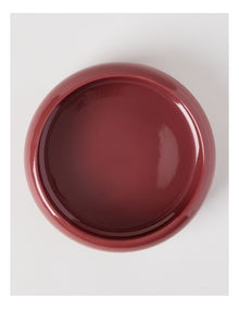 Bubble Pasta Bowl 21cm x 7cm in Burgundy