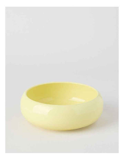 Bubble Pasta Bowl 21cm x 7cm in Lemon