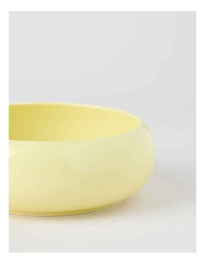 Bubble Pasta Bowl 21cm x 7cm in Lemon