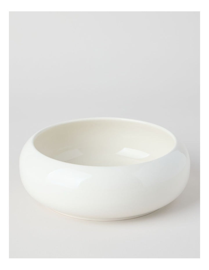 Bubble Salad Bowl 24.5cm x 8.5cm in Dove Grey