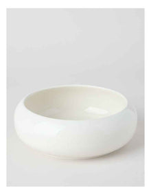 Bubble Salad Bowl 24.5cm x 8.5cm in Dove Grey