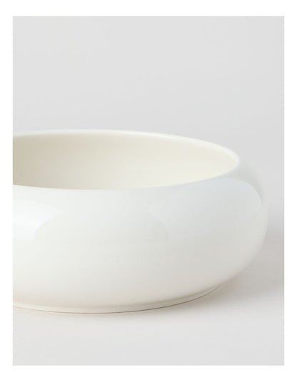 Bubble Salad Bowl 24.5cm x 8.5cm in Dove Grey