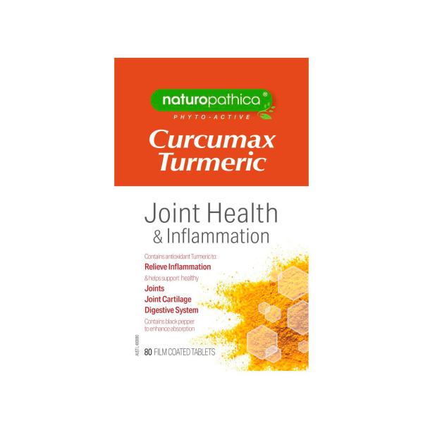 NATUROPATHICA CURCUMAX TURMERIC DAILY 3100MG TABLETS 80PACK