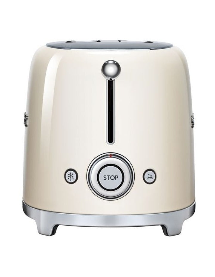 50's Style 2 Slice Toaster in Cream TSF01CRAU