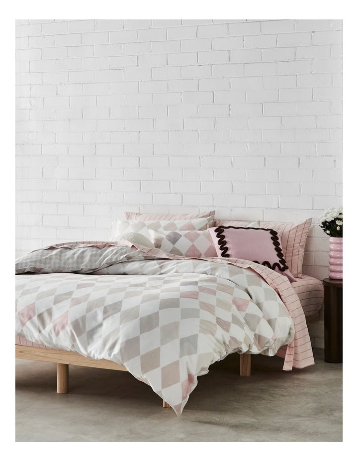 Nova Cotton Sateen Quilt Cover Set in Frost