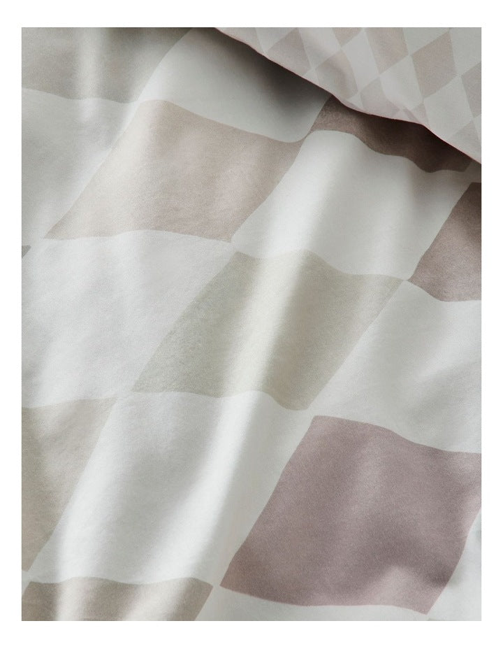 Nova Cotton Sateen Quilt Cover Set in Frost