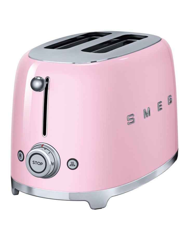 50's Style 2 Slice Toaster in Pastel Pink TSF01PKAU