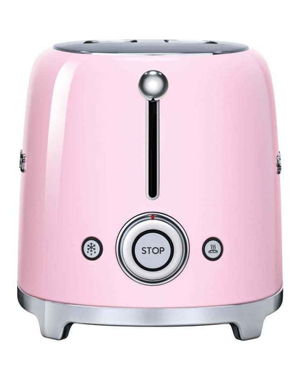 50's Style 2 Slice Toaster in Pastel Pink TSF01PKAU