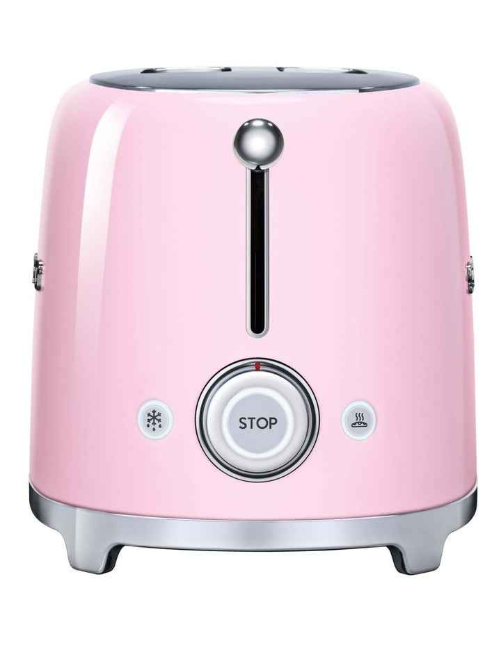50's Style 2 Slice Toaster in Pastel Pink TSF01PKAU