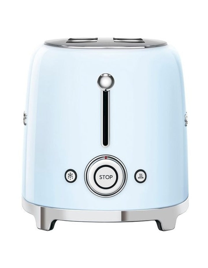 50's Style 2 Slice Toaster in Pastel Blue TSF01PBAU