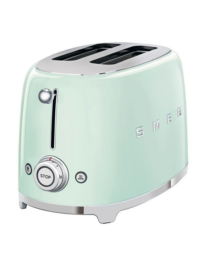 50's Style 2 Slice Toaster in Pastel Green TSF01PGAU