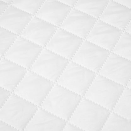 Stain Resistant and Allergy Sensitive Mattress Protector - King Bed, White