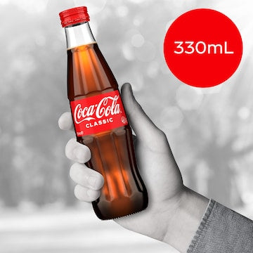 Coca-Cola Classic Soft Drink Bottles 300mL x 4 pack