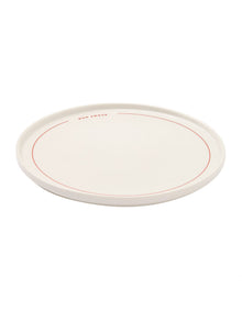 Mon Amour 25cm Rimmed Dinner Plate White