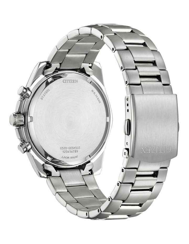Sports Chronograph Watch 40mm AN8200-50X in Silver