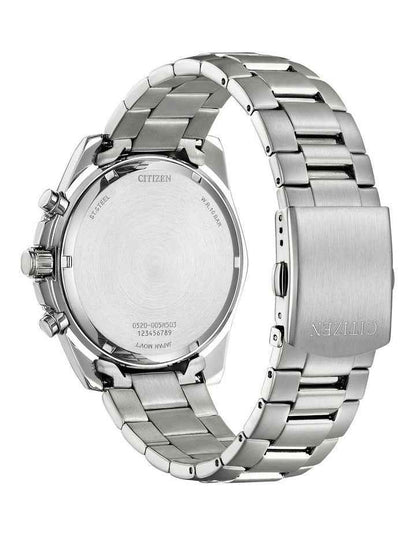 Sports Chronograph Watch 40mm AN8200-50X in Silver