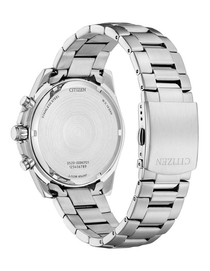 Sports Chrono Watch 40mm AN8230-59E in Silver