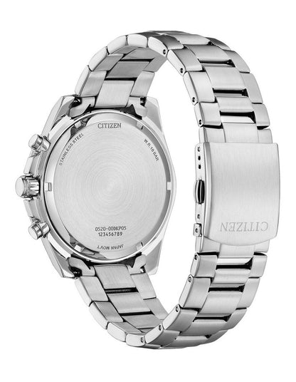 Sports Chronograph Watch 40mm AN8230-59L in Silver