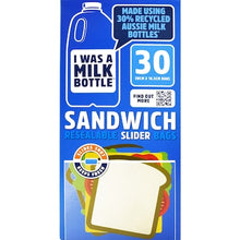 I Was A Milk Bottle Sandwich Resealable Slider Bags 30 pack