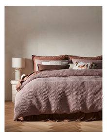 Queenstown Quilted Cotton Quilt Cover Set in Dove