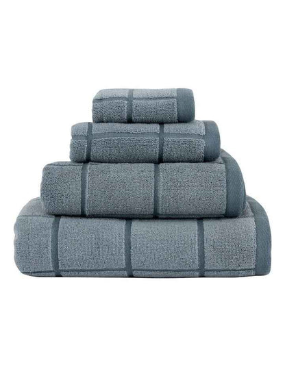 Geneva Towel Range in Blue Steel