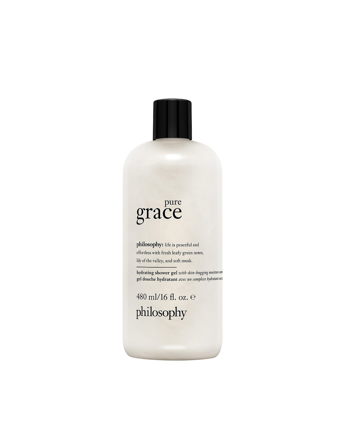 hydrating shower gel pure grace 480ml