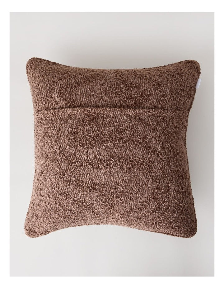Vue Boucle Cushion in Chocolate