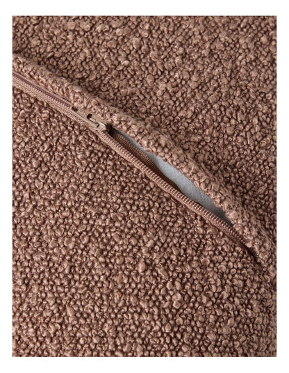 Vue Boucle Cushion in Chocolate