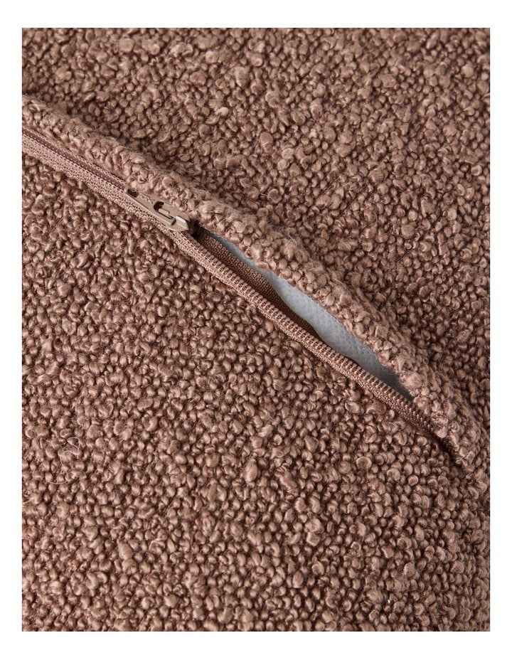 Vue Boucle Cushion in Chocolate
