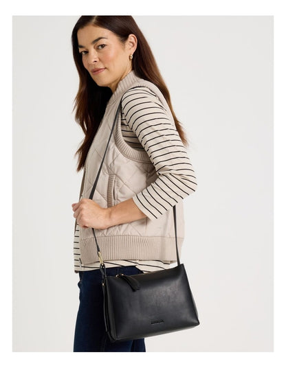 Sorrento Crossbody Bag in Black