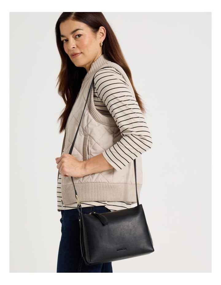 Sorrento Crossbody Bag in Black