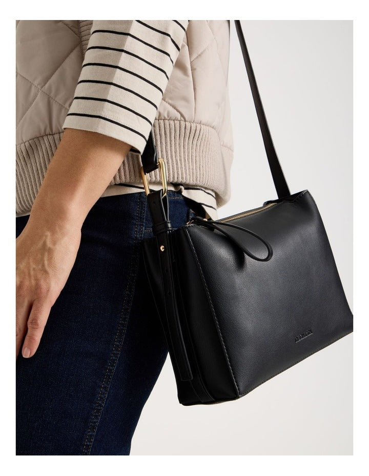 Sorrento Crossbody Bag in Black