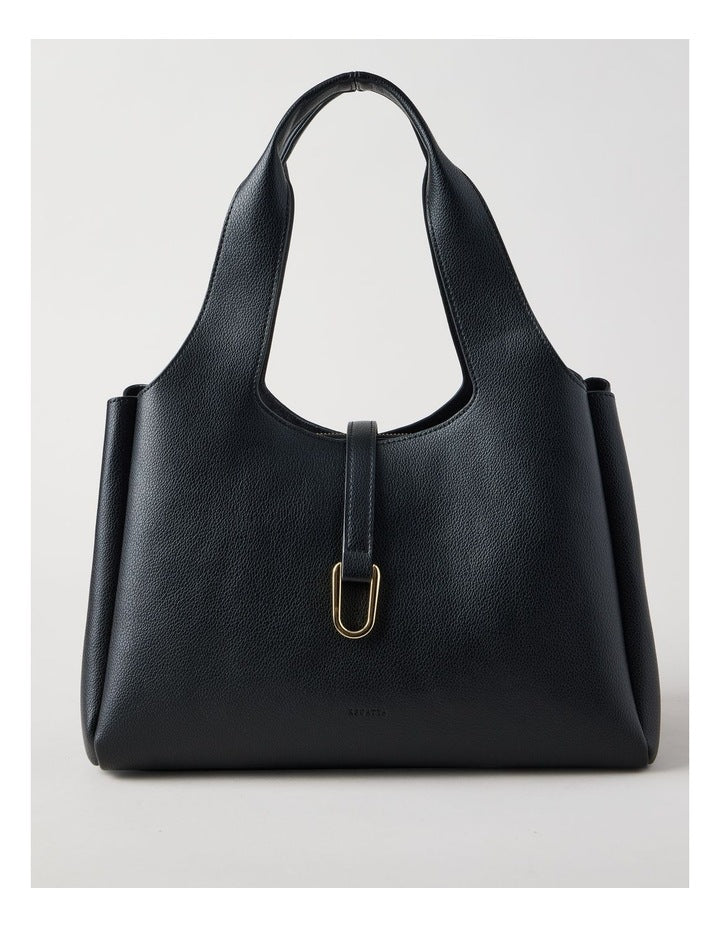 Monaco Shoulder Bag in Black