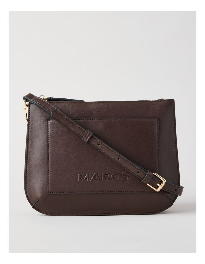 Milan Crossbody Bag in Chocolate