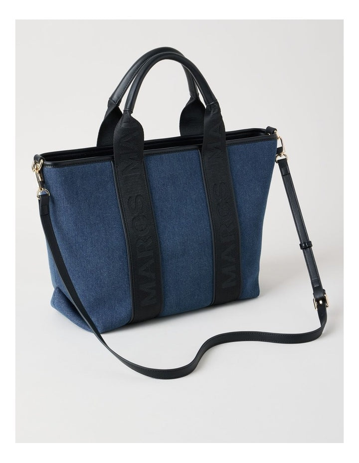 Tote Bag in Denim Combo
