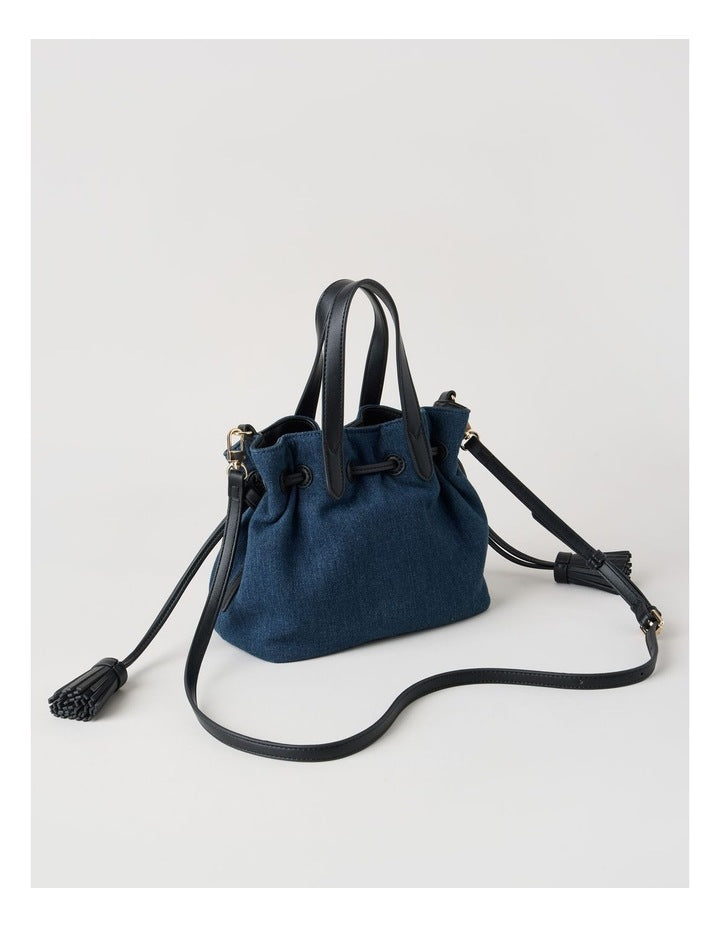 Puglia Crossbody Bag in Denim Combo
