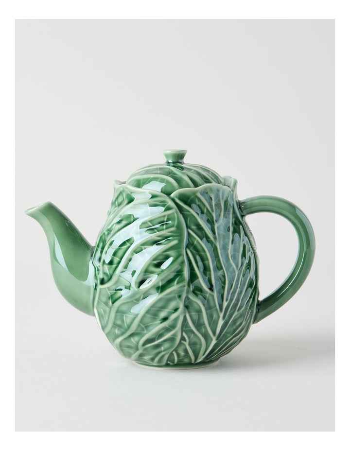 Cabbage Teapot in Green