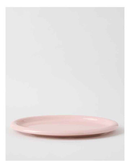 Bubble Oval Platter in Bubblegum