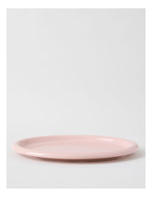Bubble Oval Platter in Bubblegum