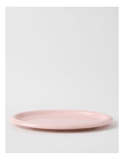 Bubble Oval Platter in Bubblegum