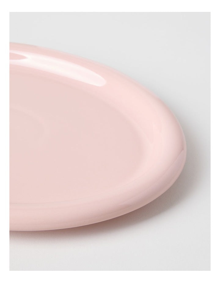 Bubble Oval Platter in Bubblegum