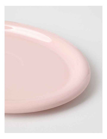 Bubble Oval Platter in Bubblegum