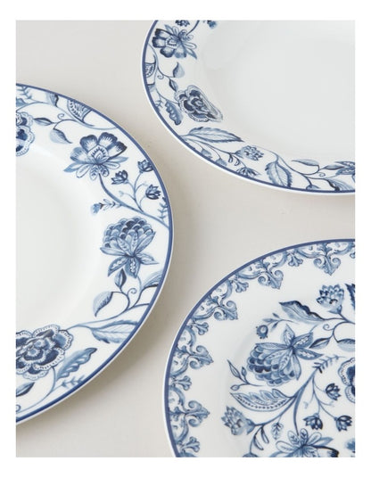 Mazarine 12pc Dinner Set in Blue