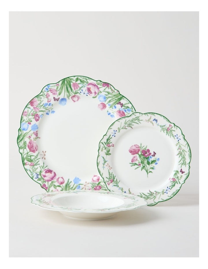 Tulips 12pc Dinner Set in Multi