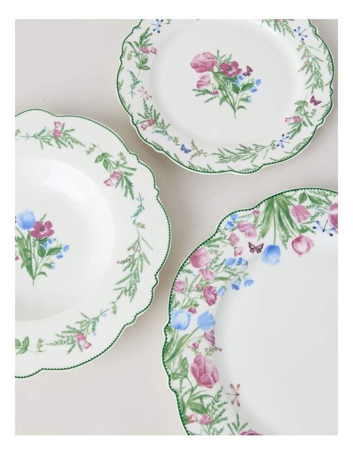 Tulips 12pc Dinner Set in Multi