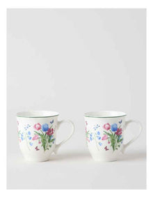 Tulips Mug Set of 2 in Multi