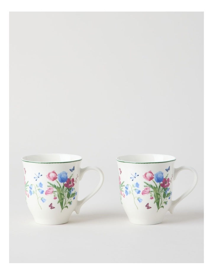Tulips Mug Set of 2 in Multi