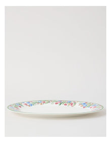 Tulips Oval Platter in Multi
